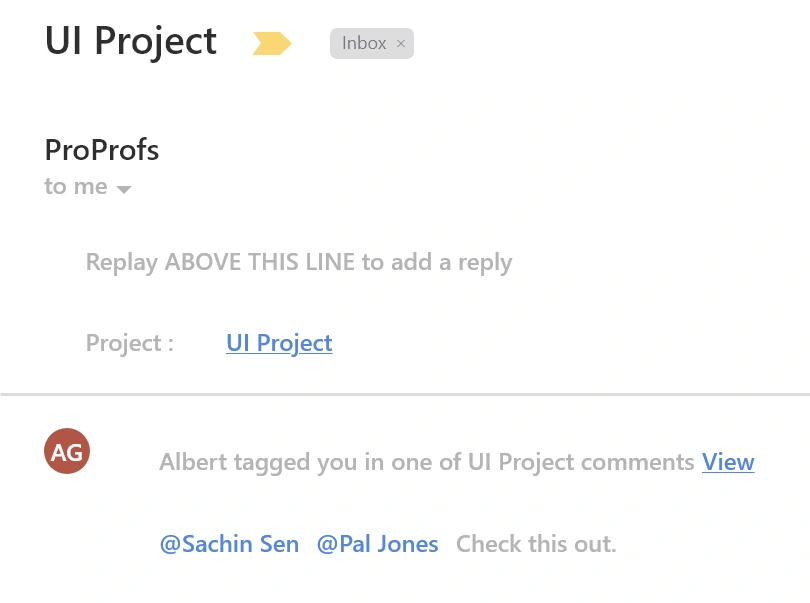 project automatically