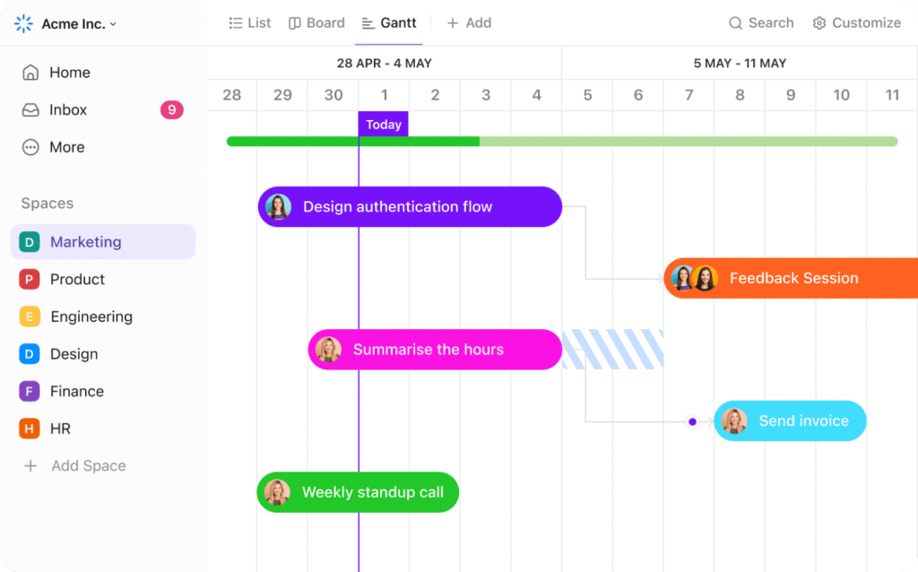 ClickUp - Best for Generating Detailed Reports