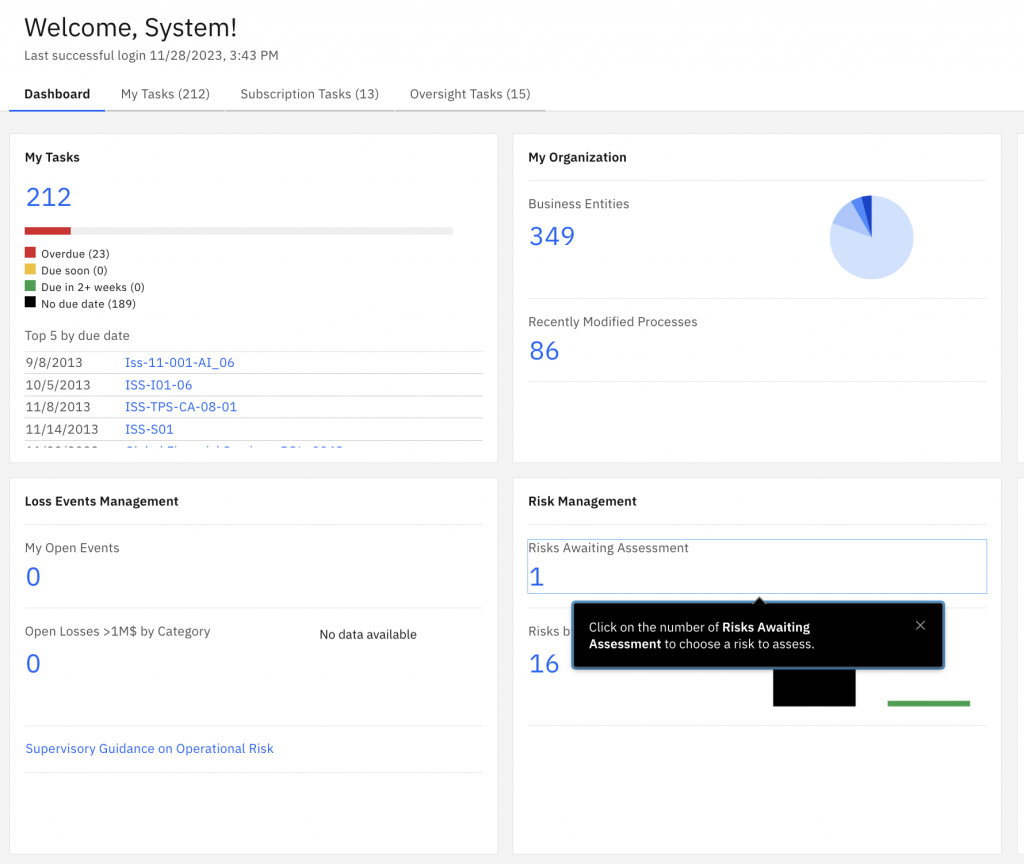 IBM OpenPages - Best for Automating Operational Risk Management